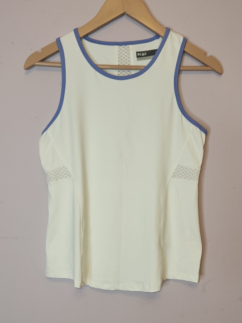 LIJA Spice Tank White/Iris, size M - Picture 2 of 8
